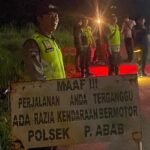 Jaga Kamtibmas, Polsek Penukal Abab Gelar Razia Rutin Tingkatkan Keamanan