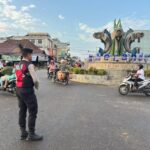 Patroli Perintis Presisi Polres PALI, Jamin Kelancaran Arus Lalu Lintas di Simpang Lima Pendopo